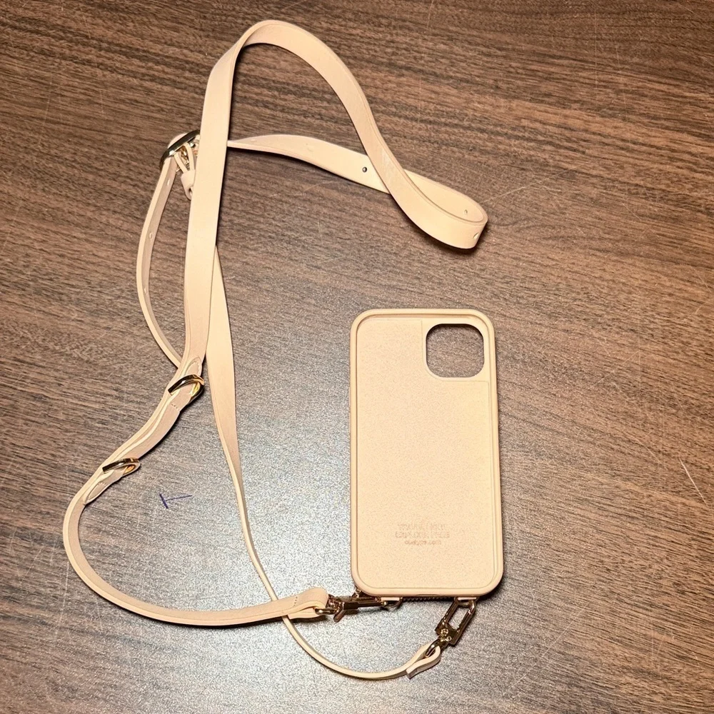 NEW! iPhone 2 Crossbody Zip Quilted Wallet Phone Case with Strap